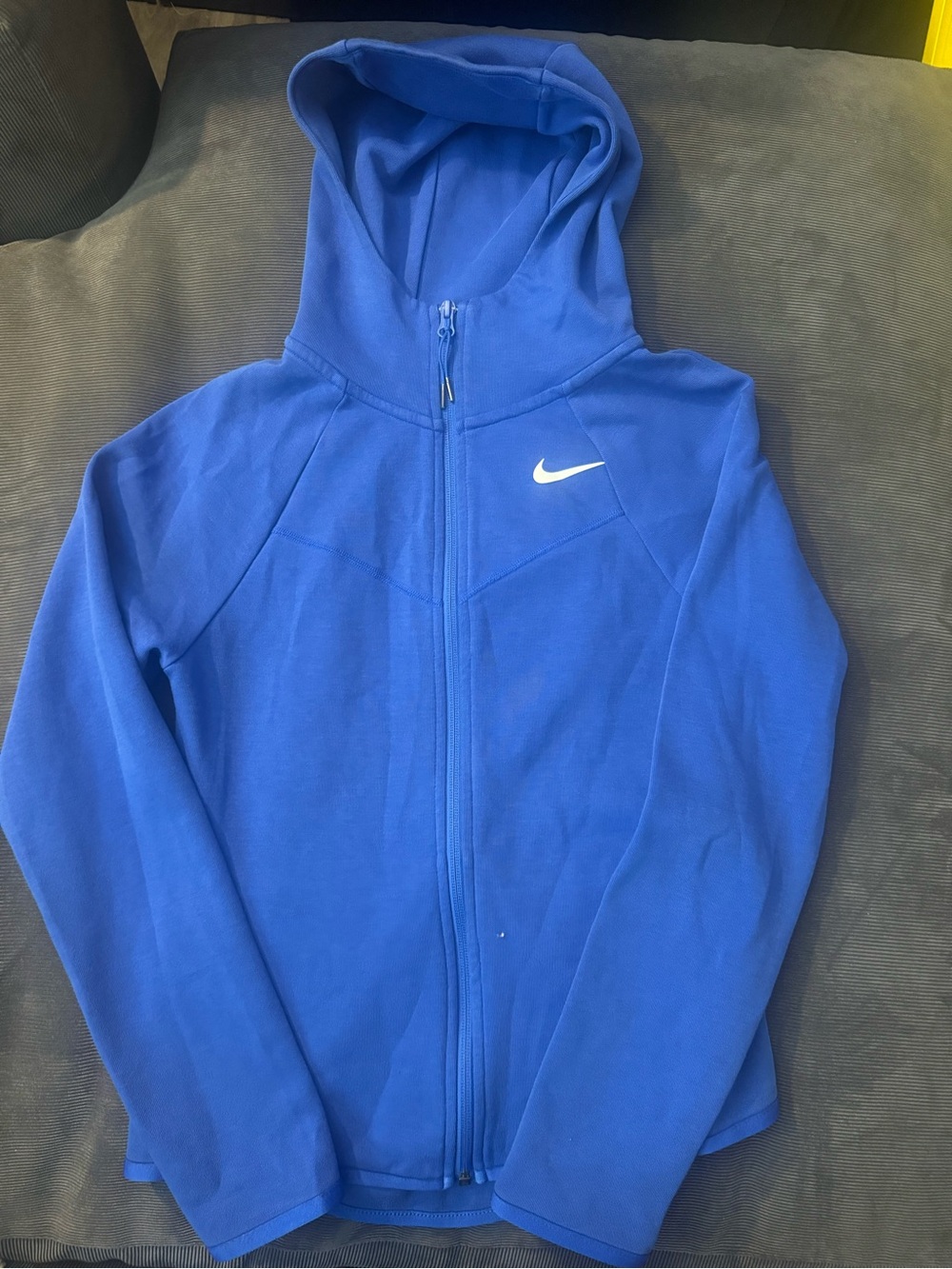 Nike Women Royal Blue Full-Zip Hooded Jacket